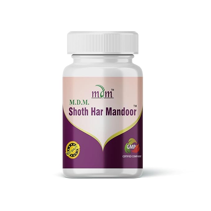 MDM Shoth Har Mandoor- Iron Rich Herbal Supplement for Liver and Kidney Functions